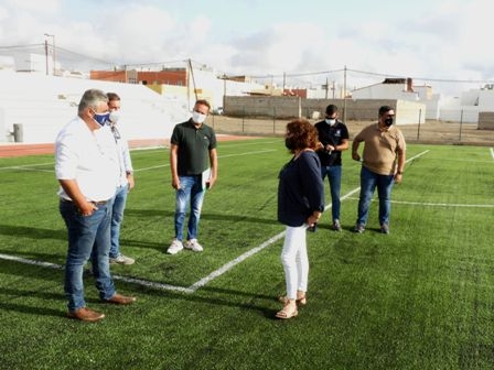 El Campo municipal de fútbol de El Matorral ya está listo para su uso