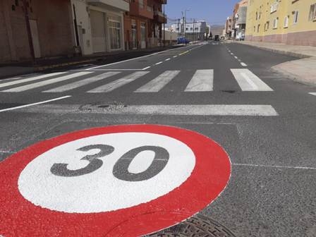 Pto. del Rosario, sumándose a las recomendaciones de la DGT, establecerá el límite de 30 km/h